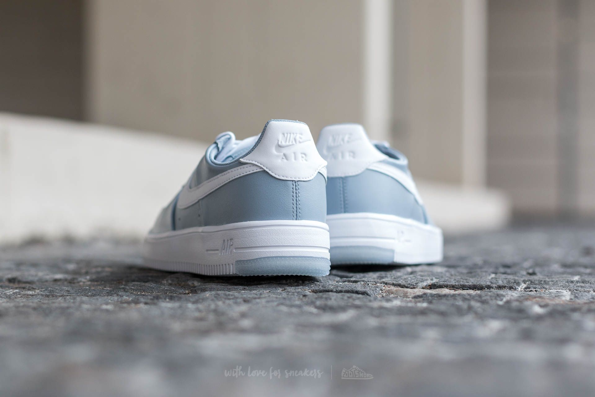 Women s shoes Nike Air Force 1 Ultraforce GS Blue Grey White Footshop