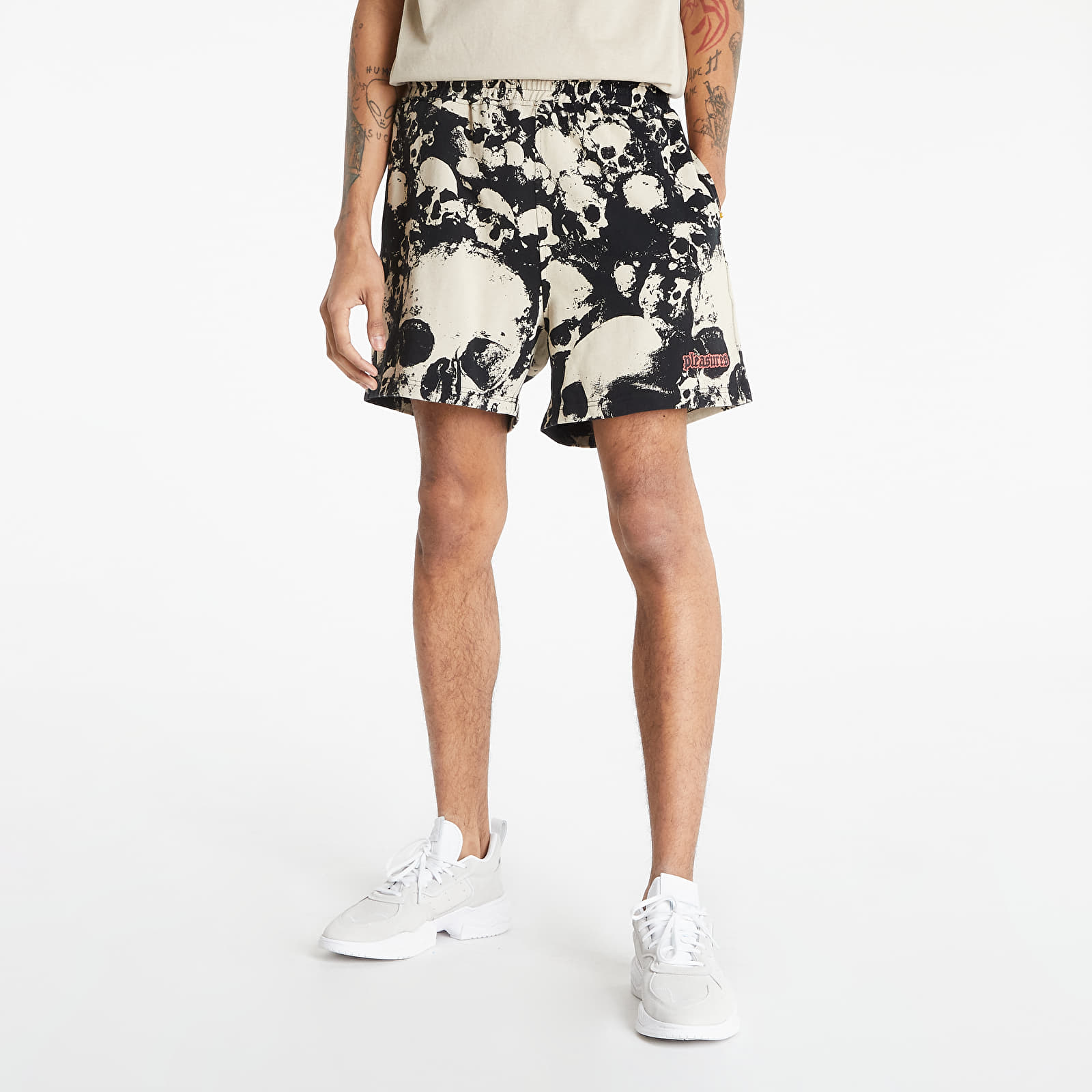 Kraťasy PLEASURES Despair Cotton Shorts Black