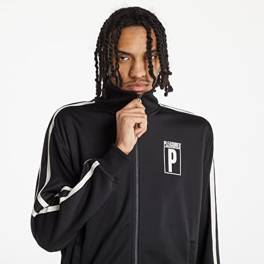Hoodies and sweatshirts PLEASURES Speedball Track Jacket Black Footshop