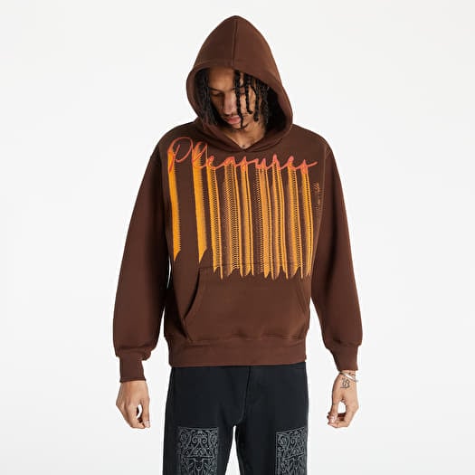 Felpe PLEASURES Revelation Hoodie Brown Footshop