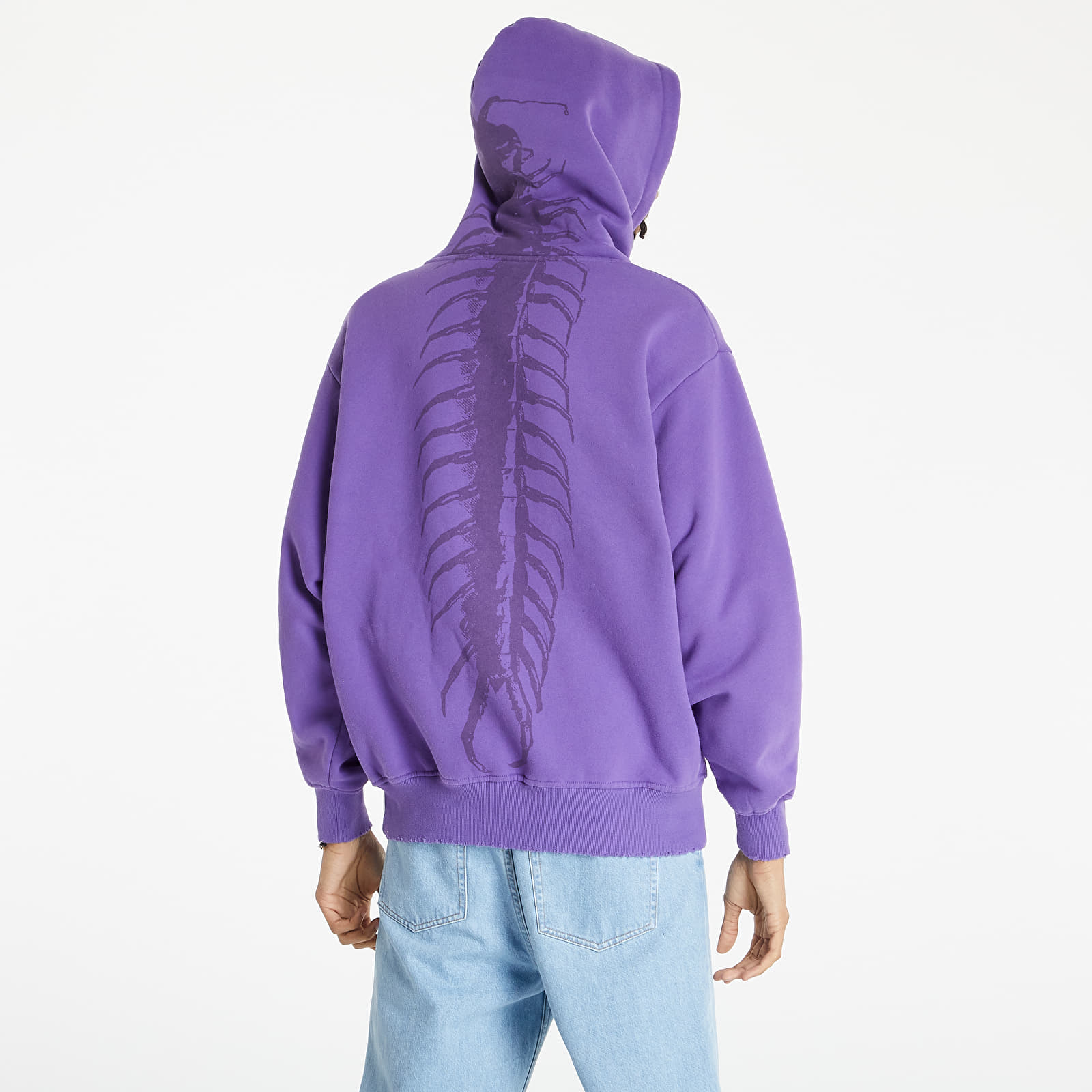 Hoodies and sweatshirts PLEASURES Crawler Hoodie Purple Footshop