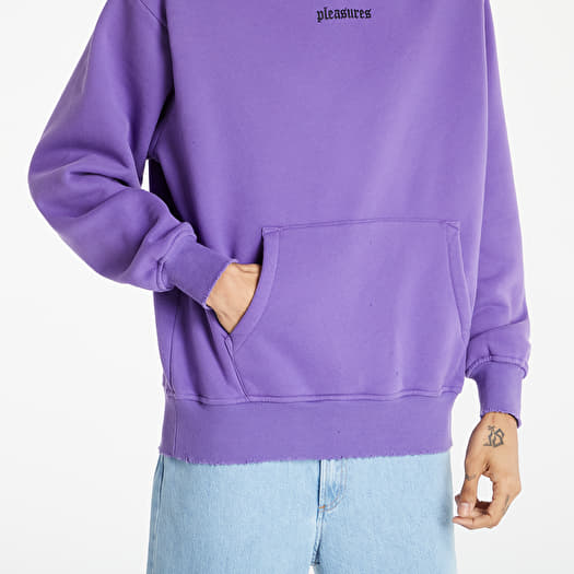 Hoodies and sweatshirts PLEASURES Crawler Hoodie Purple Footshop