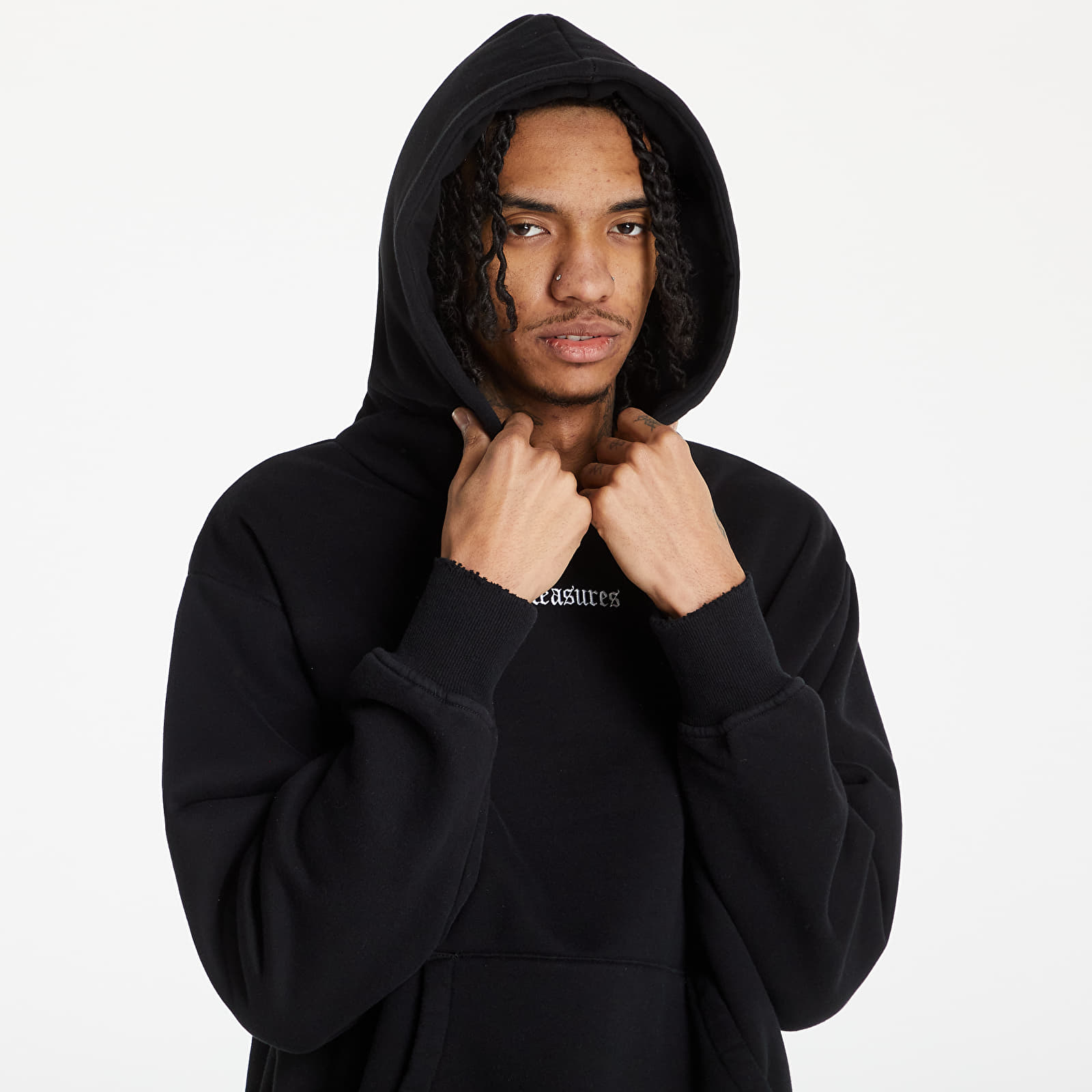 Hoodies and sweatshirts PLEASURES Crawler Hoodie Black