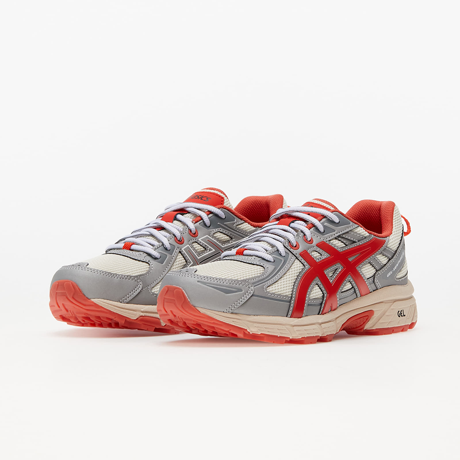 Men s shoes Asics x KIRSH Gel Venture 6 Birch Fiery Red Footshop