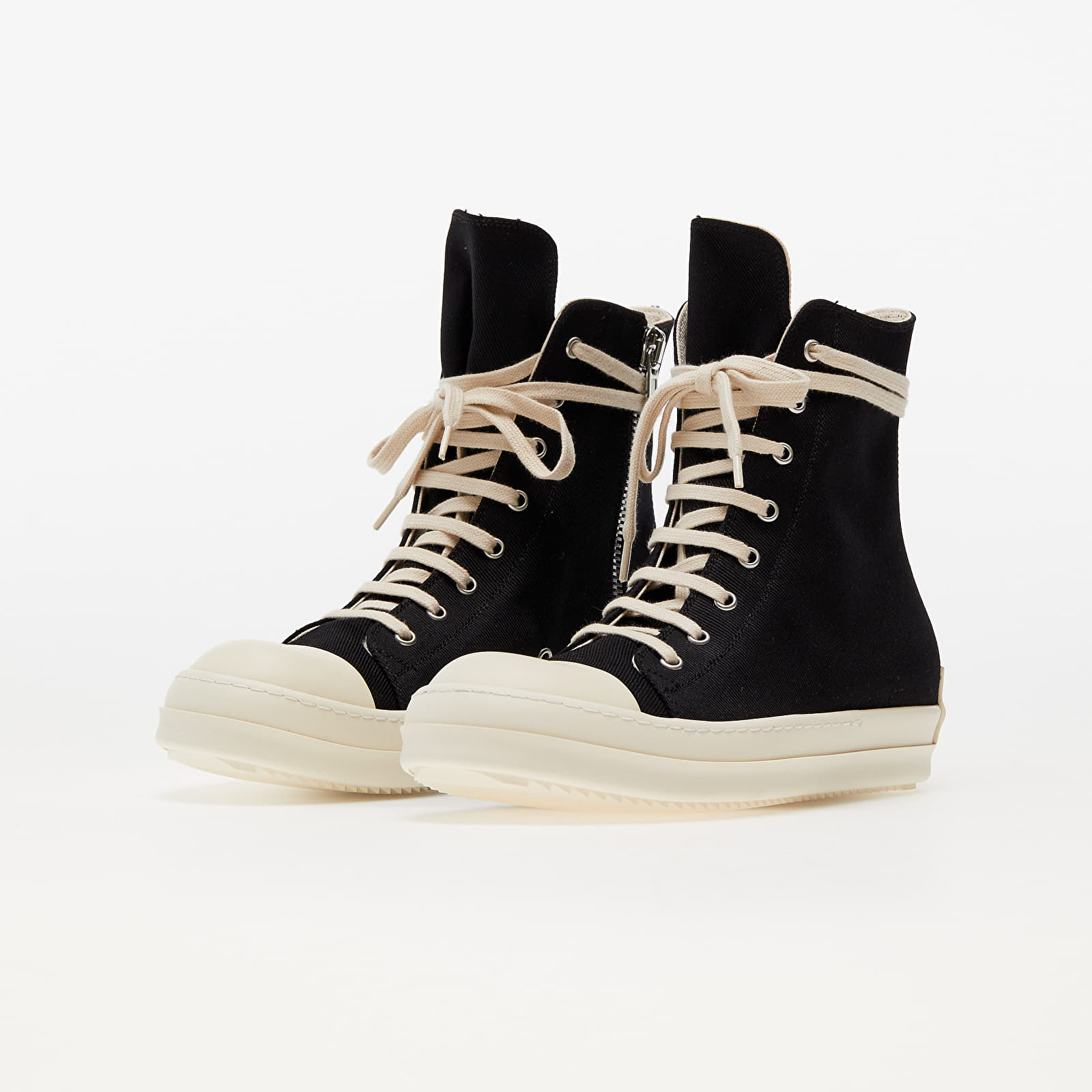Vyriška avalynė Rick Owens Sneaks Black/ Milk/ Milk