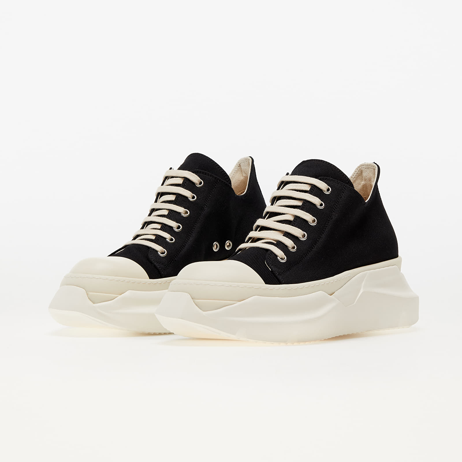Rick Owens DRKSHDW Abstract Low Sneaker (Dark Dust/Milk
