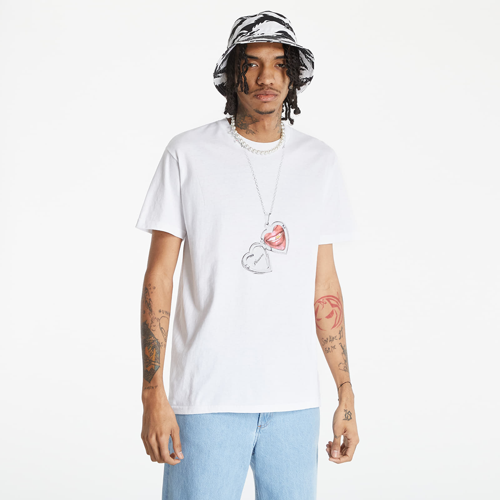 Majice i košulje PLEASURES Beauty T-Shirt White