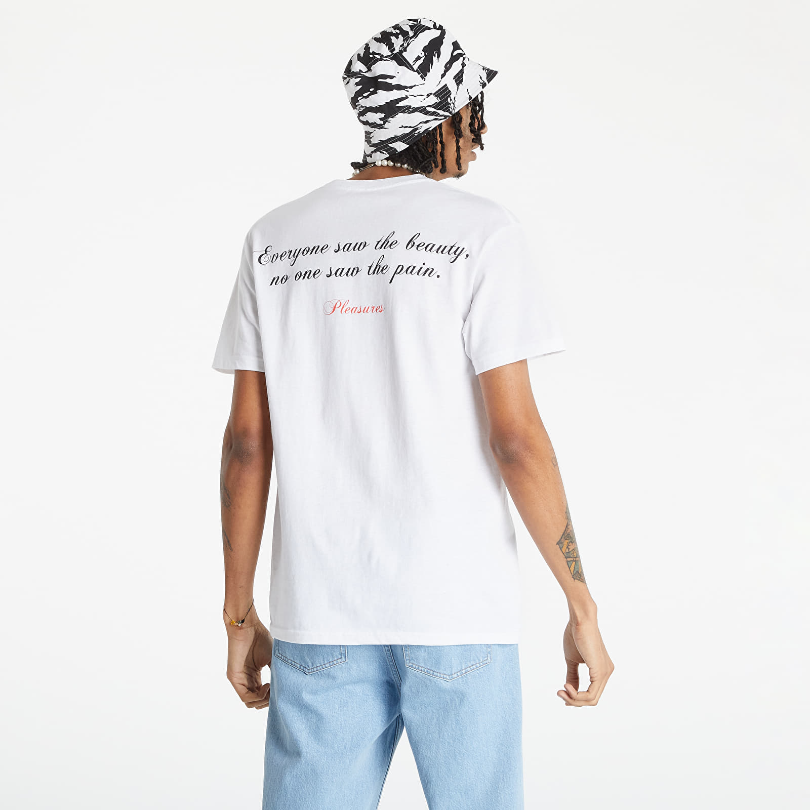 Majice i košulje PLEASURES Beauty T-Shirt White