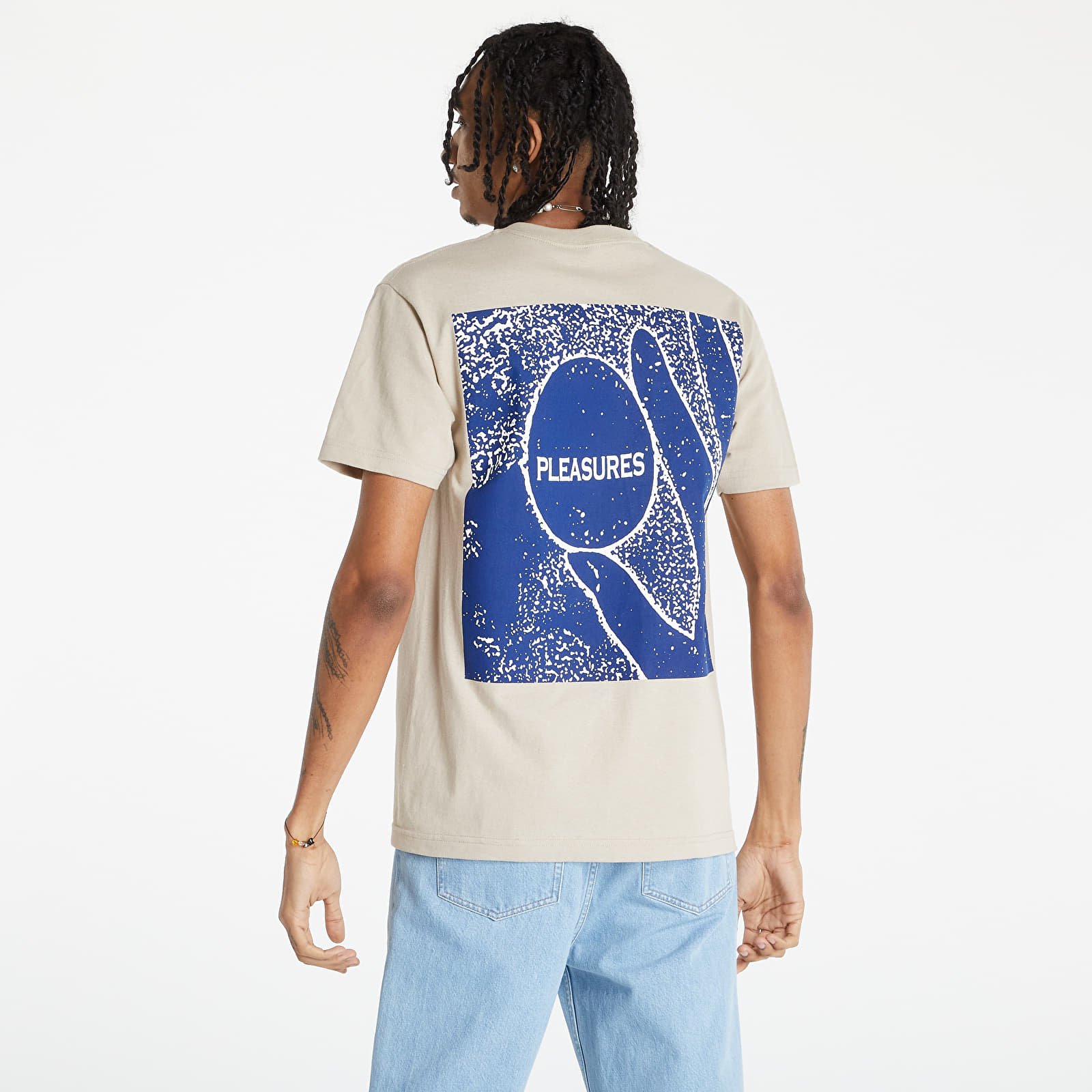 Marškinėliai PLEASURES Fertile T-Shirt Sand