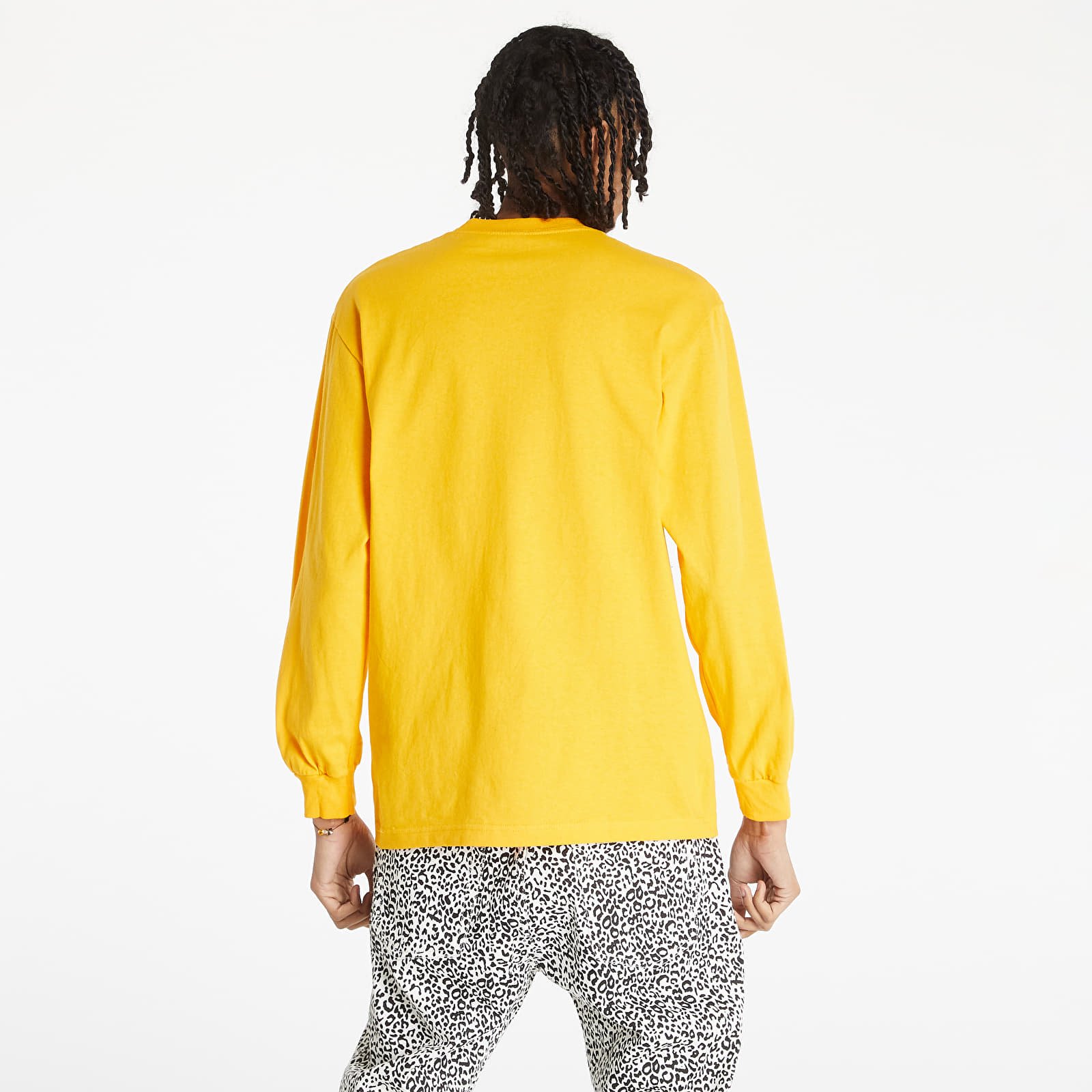 Tricouri  PLEASURES Tickle Logo Long Sleeve T-Shirt Gold