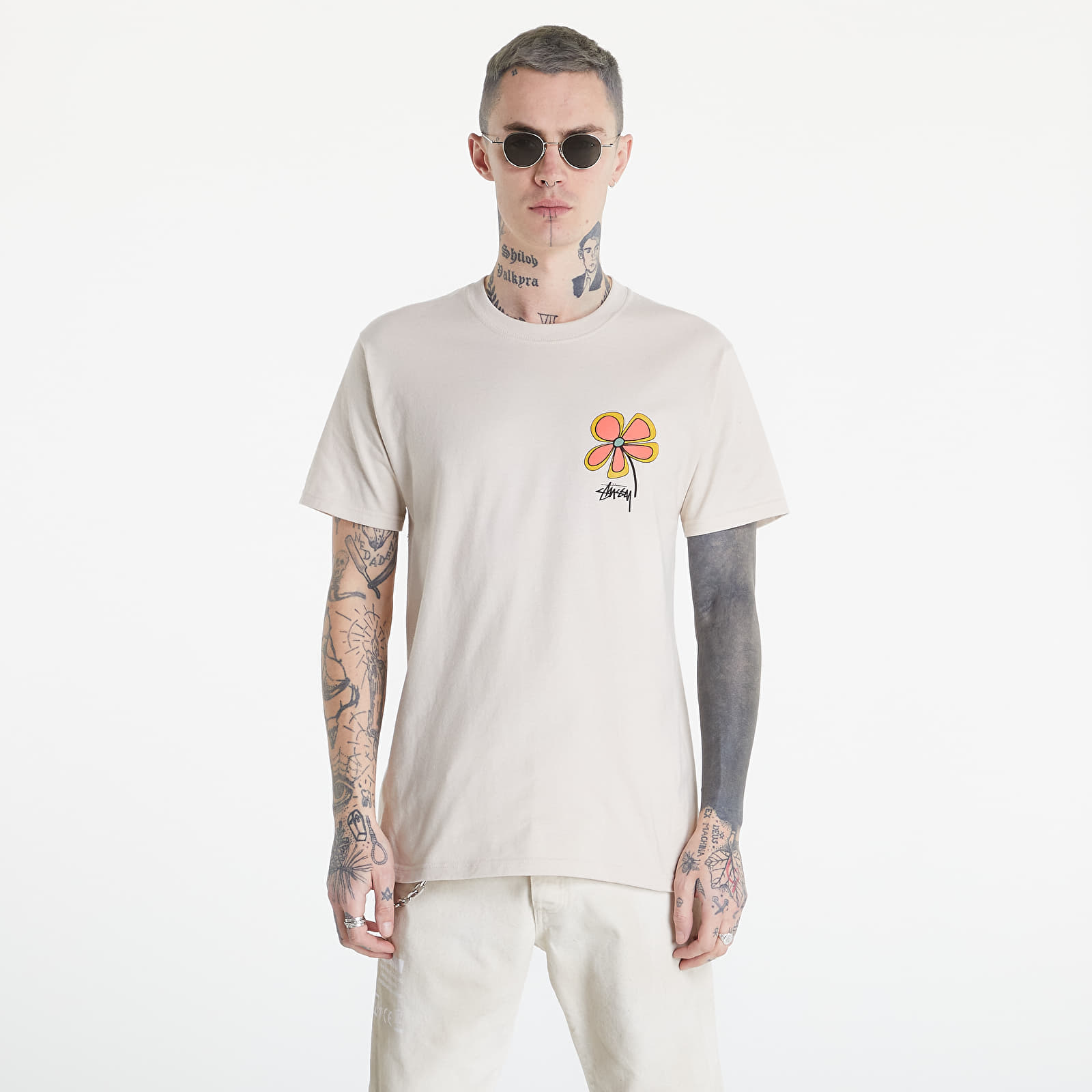 Koszulki Stüssy Flower Tee Smoke
