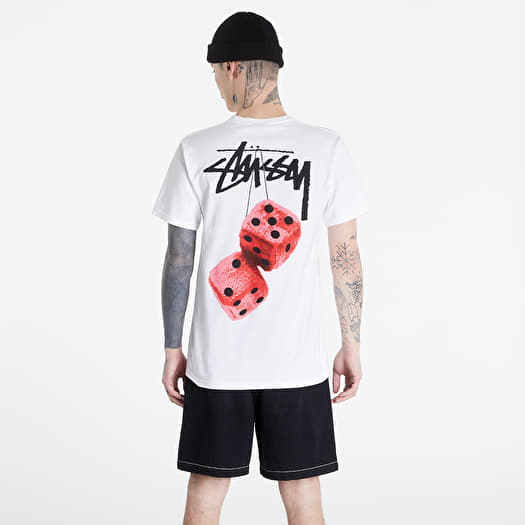 T-shirts Stüssy Fuzzy Dice Tee White | Footshop