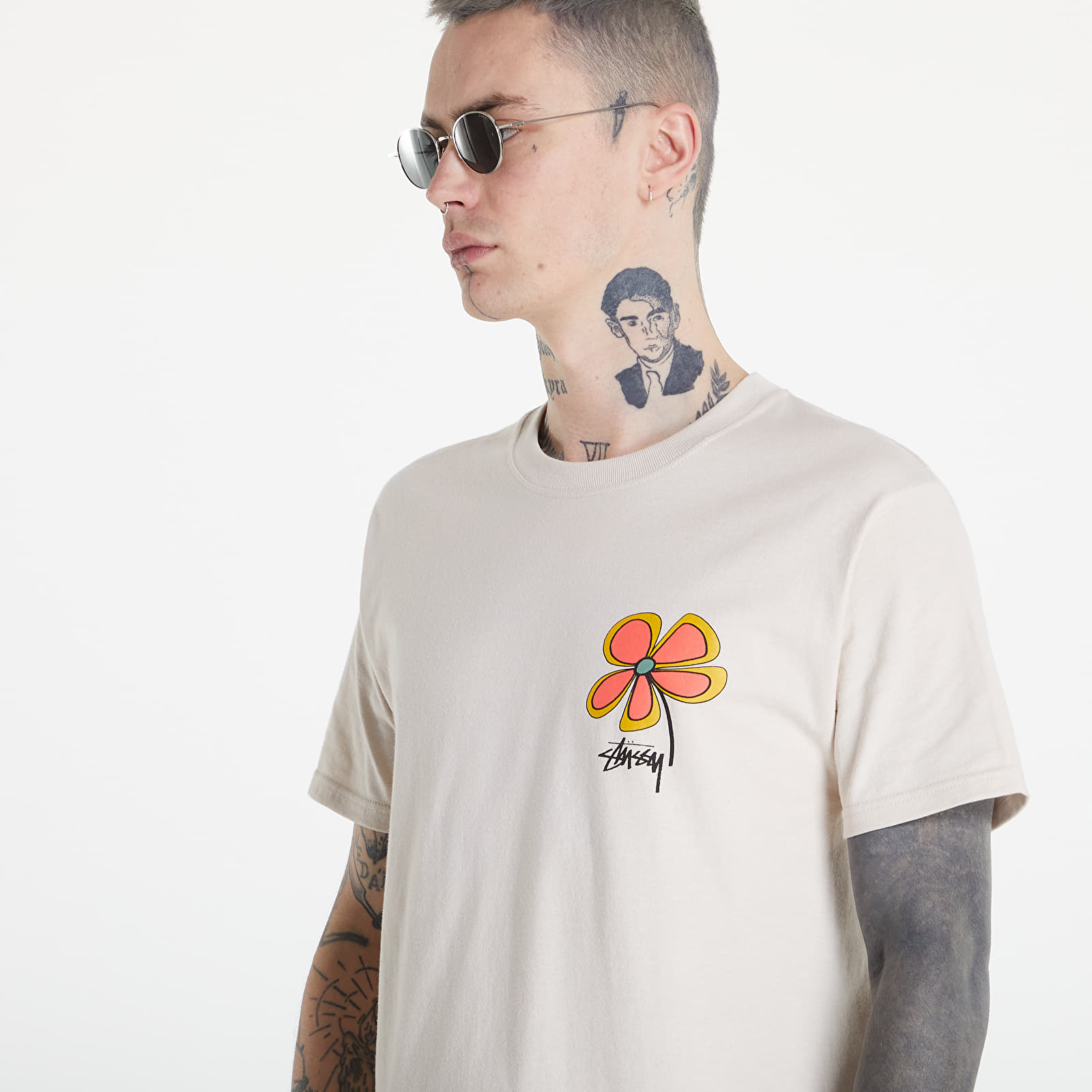 Koszulki Stüssy Flower Tee Smoke