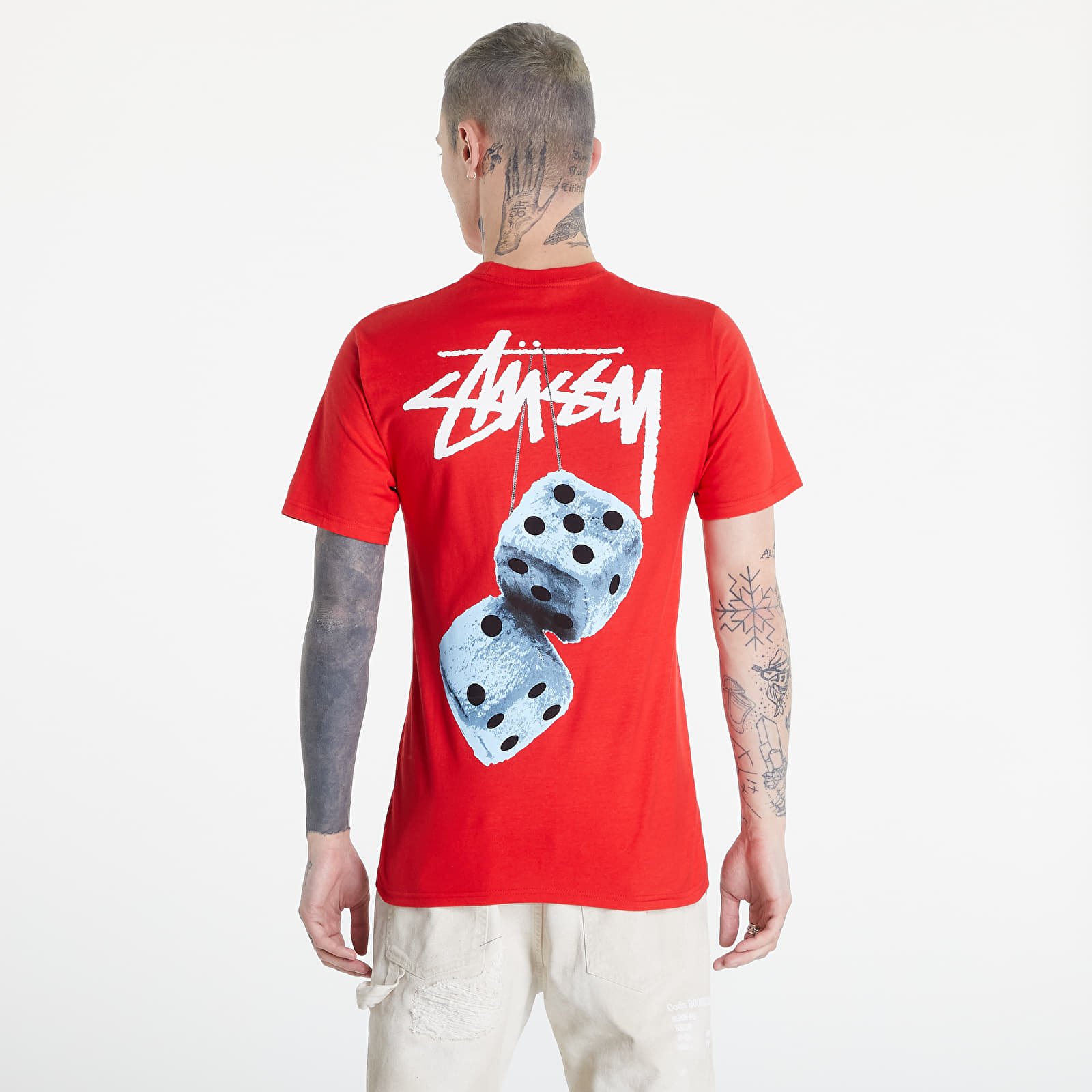 T-shirts Stüssy Fuzzy Dice Tee Red