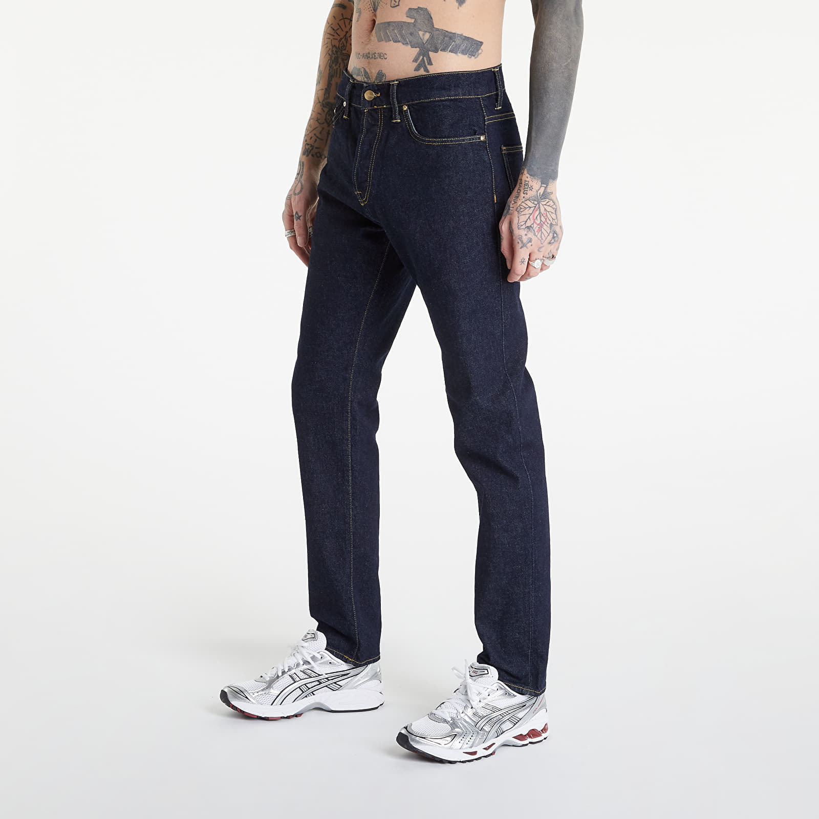 Bukser Carhartt WIP Klondike Pant Blue Rinsed