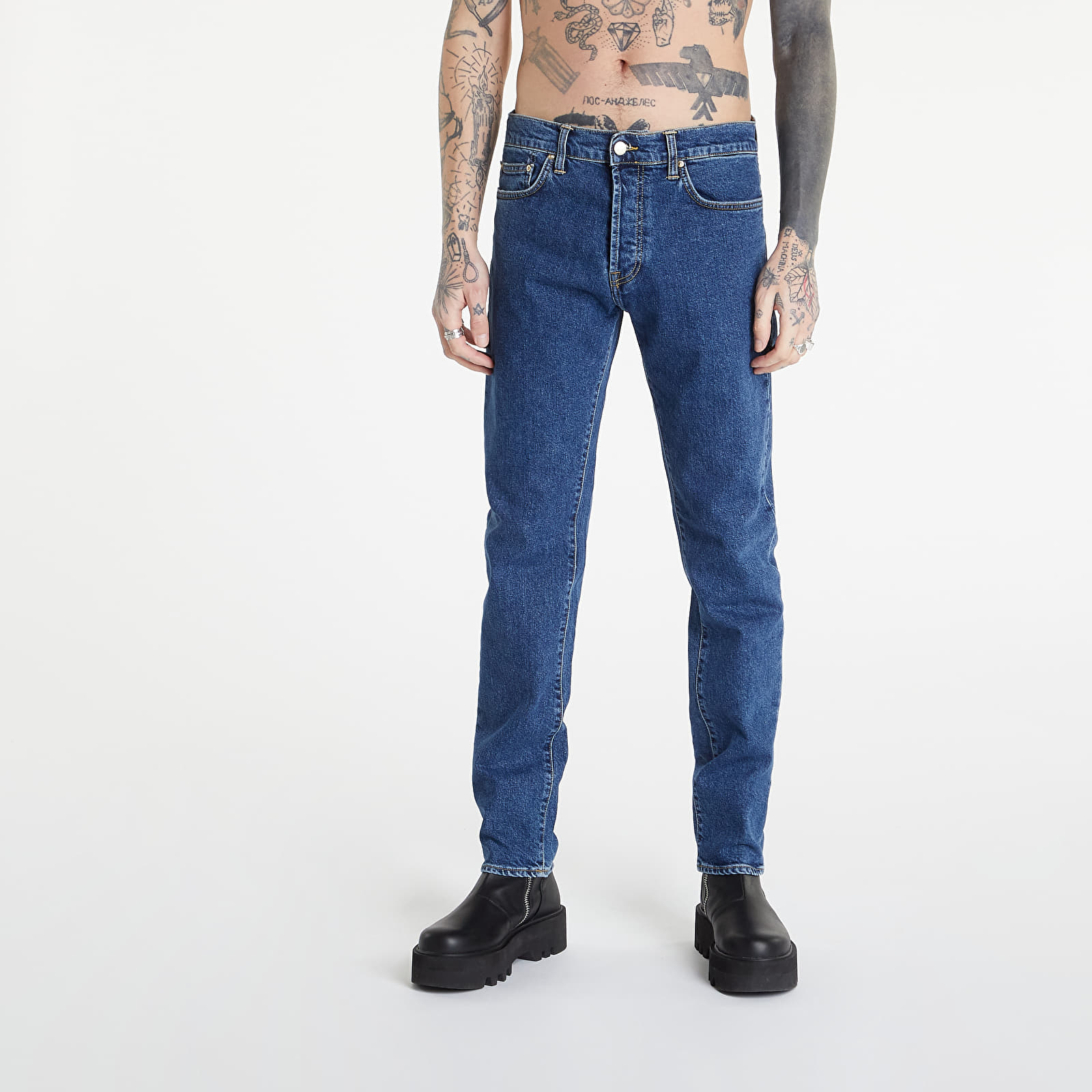 Pantalones Carhartt WIP Klondike Pant Blue Stone Washed