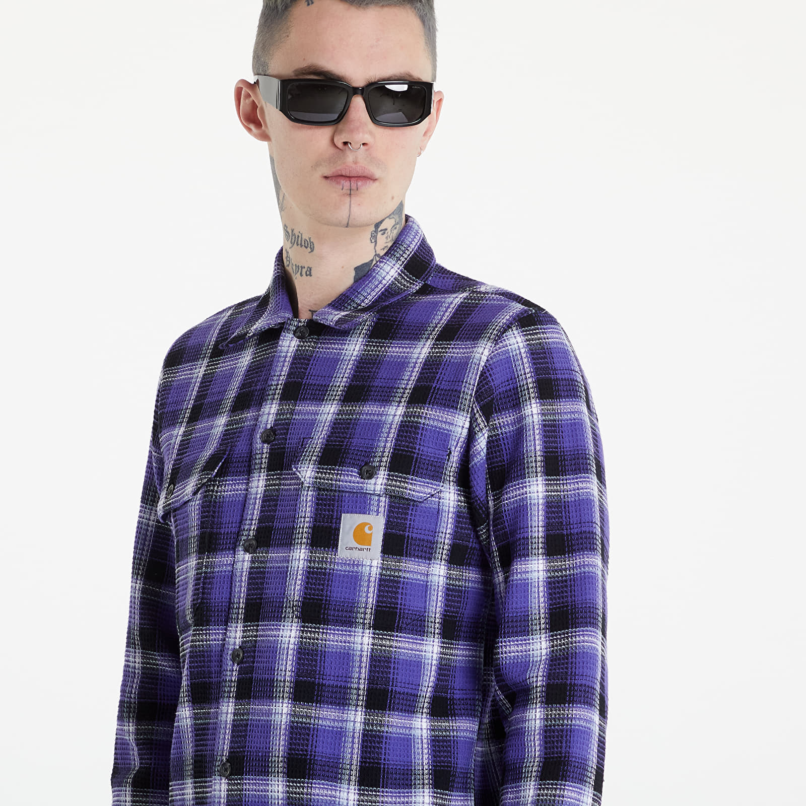 Shirts Carhartt WIP L/S Hepner Shirt Hepner Check/ Razzmic