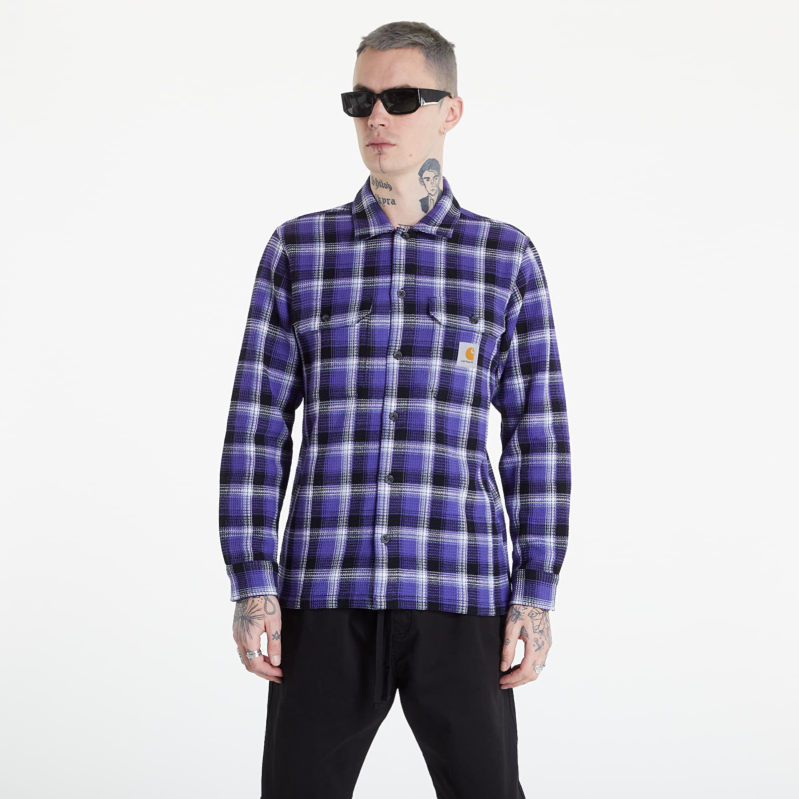 Shirts Carhartt WIP L/S Hepner Shirt Hepner Check/ Razzmic