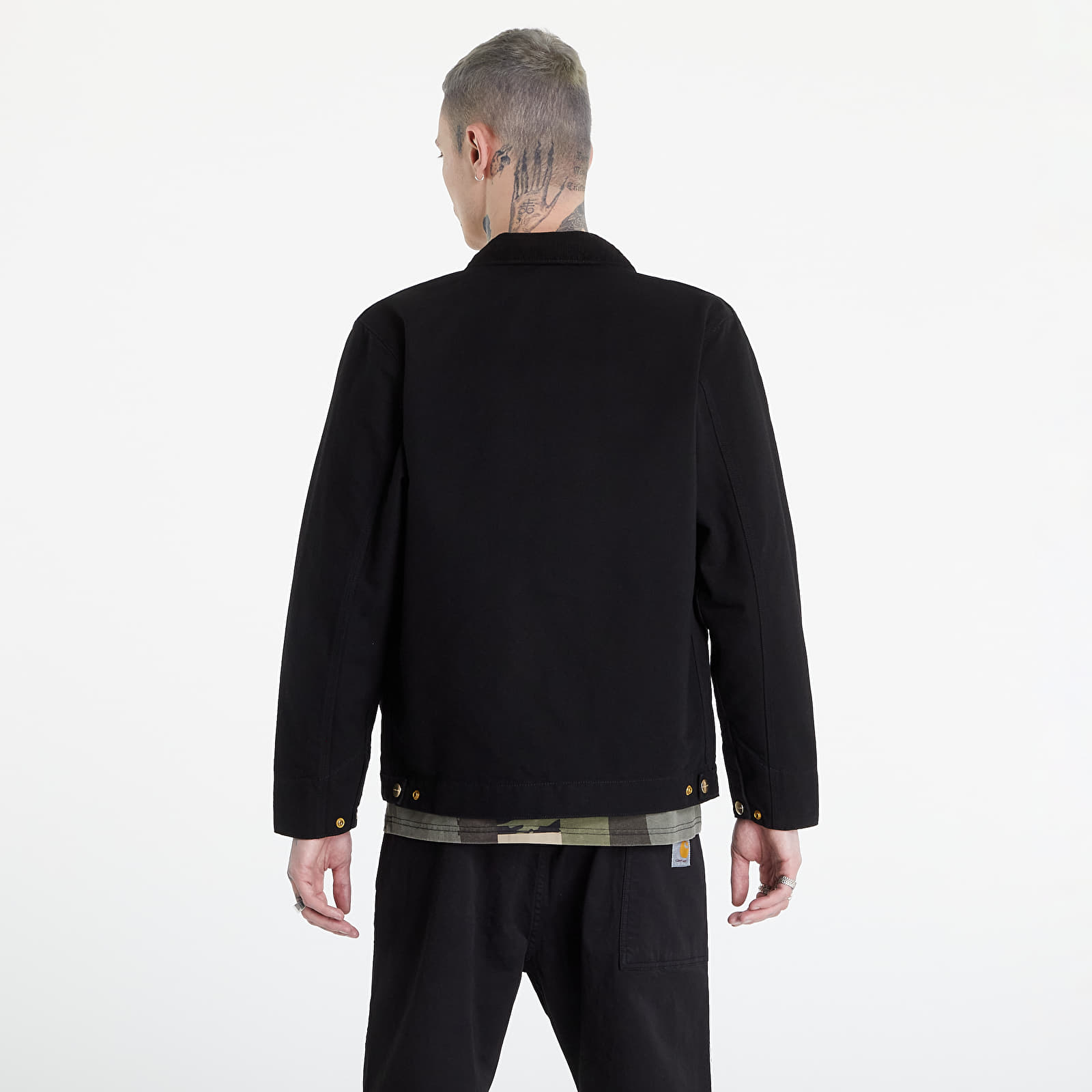 Jacken Carhartt WIP Detroit Jacket Black/ Black Rinsed