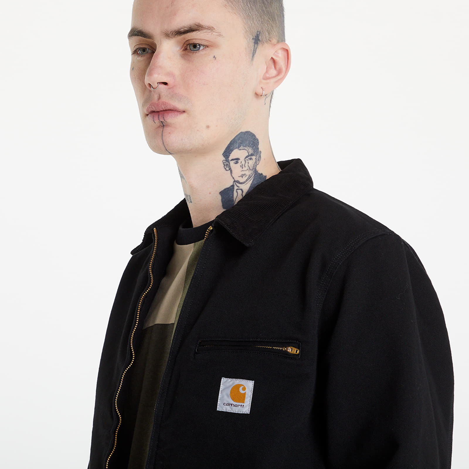 Jacken Carhartt WIP Detroit Jacket Black/ Black Rinsed