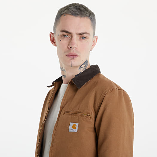 Jackets Carhartt WIP Detroit Jacket Hamilton Brown Tobacco Rinsed Footshop