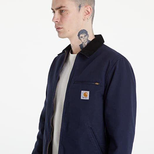 Jackets Carhartt WIP Detroit Jacket Dark Navy/ Black Rinsed