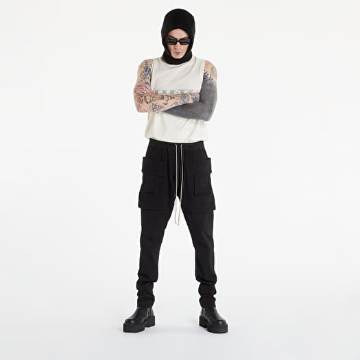Pants Rick Owens Creatch Cargo Drawstring Pants Black (DU01B7376