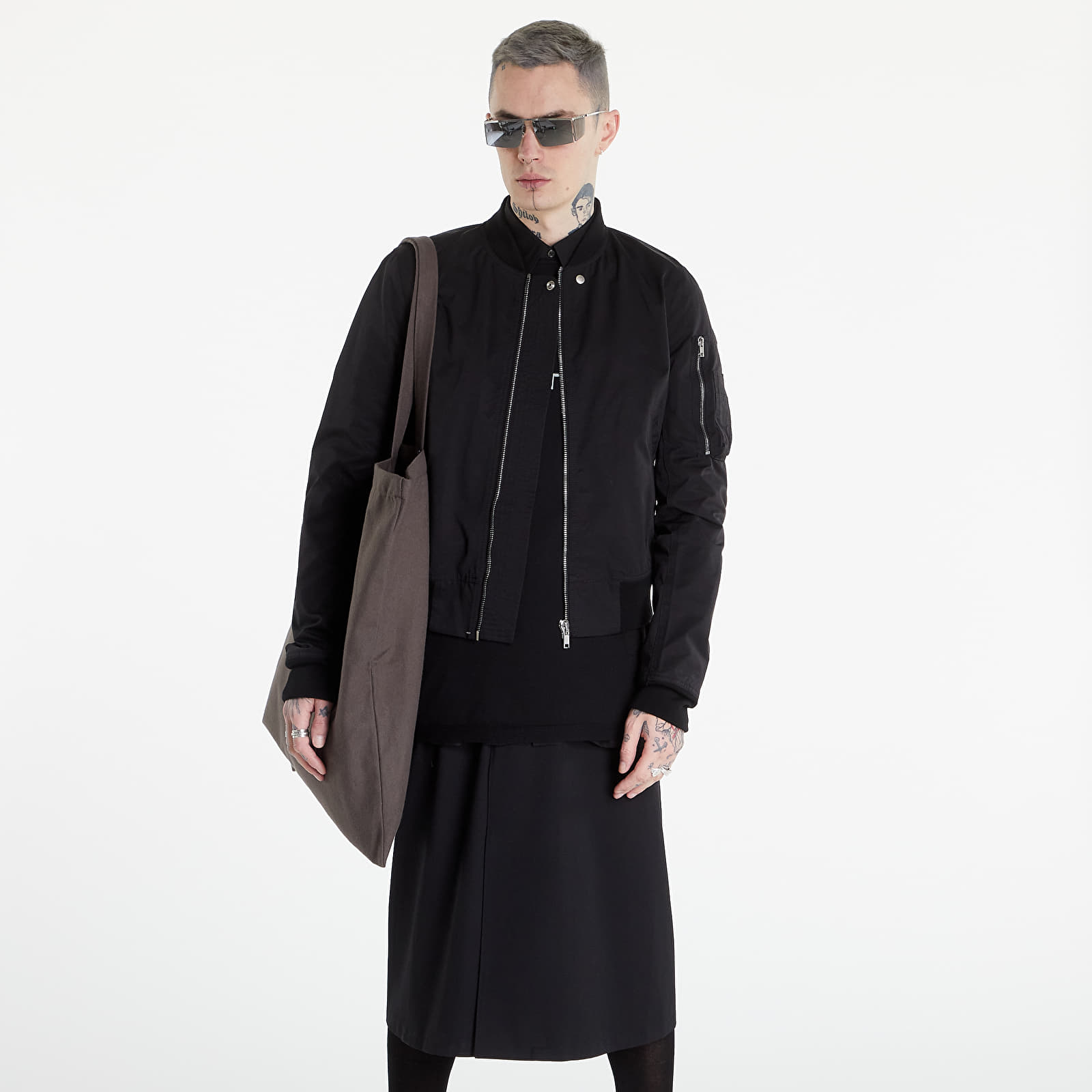 Vestes  Rick Owens Flight Bomber Black