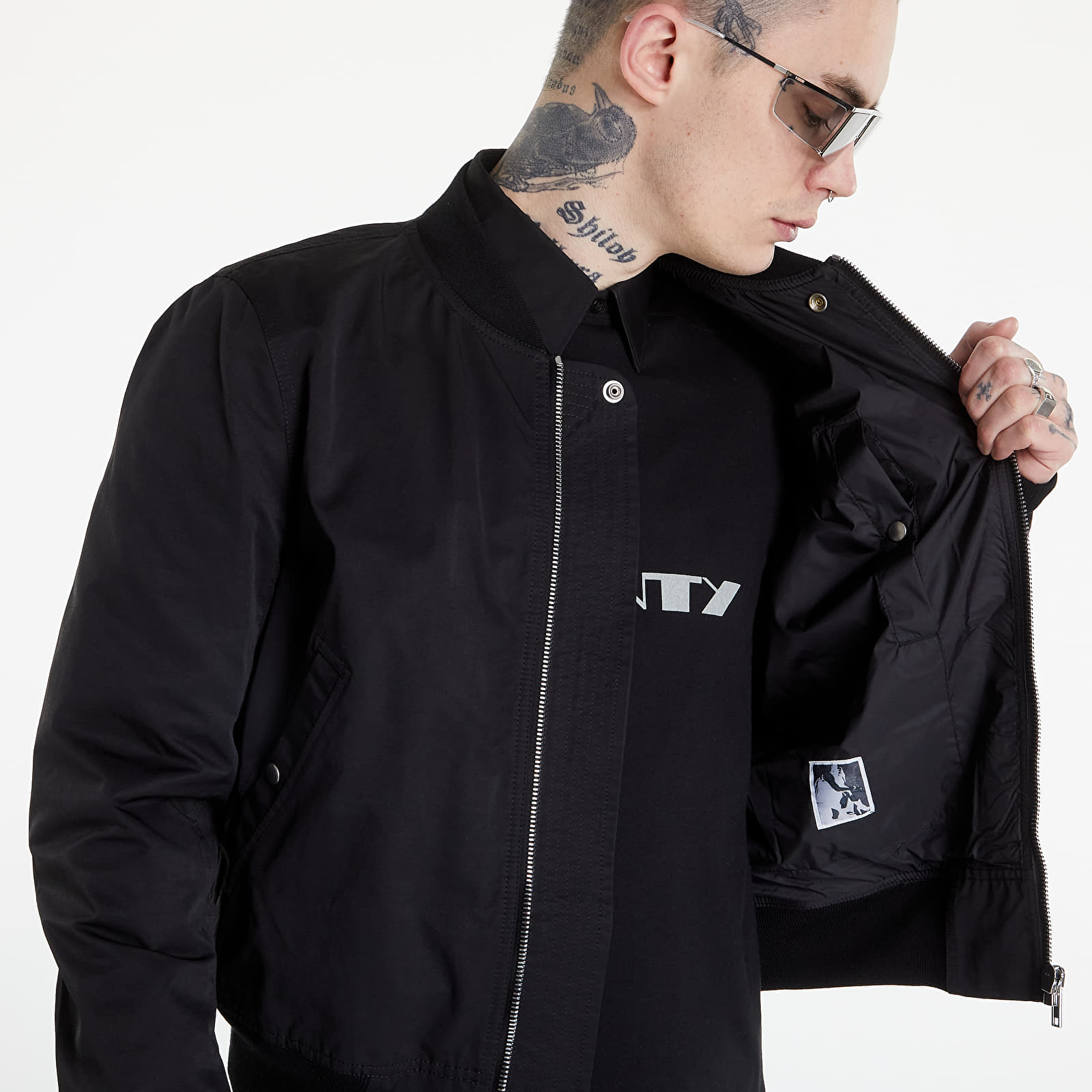 Vestes  Rick Owens Flight Bomber Black