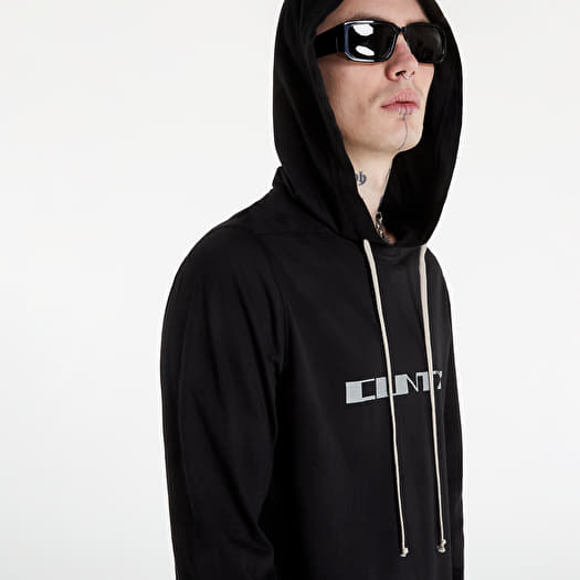 Hoodies and sweatshirts Rick Owens Pullover Hoodie Black Oyster Footshop