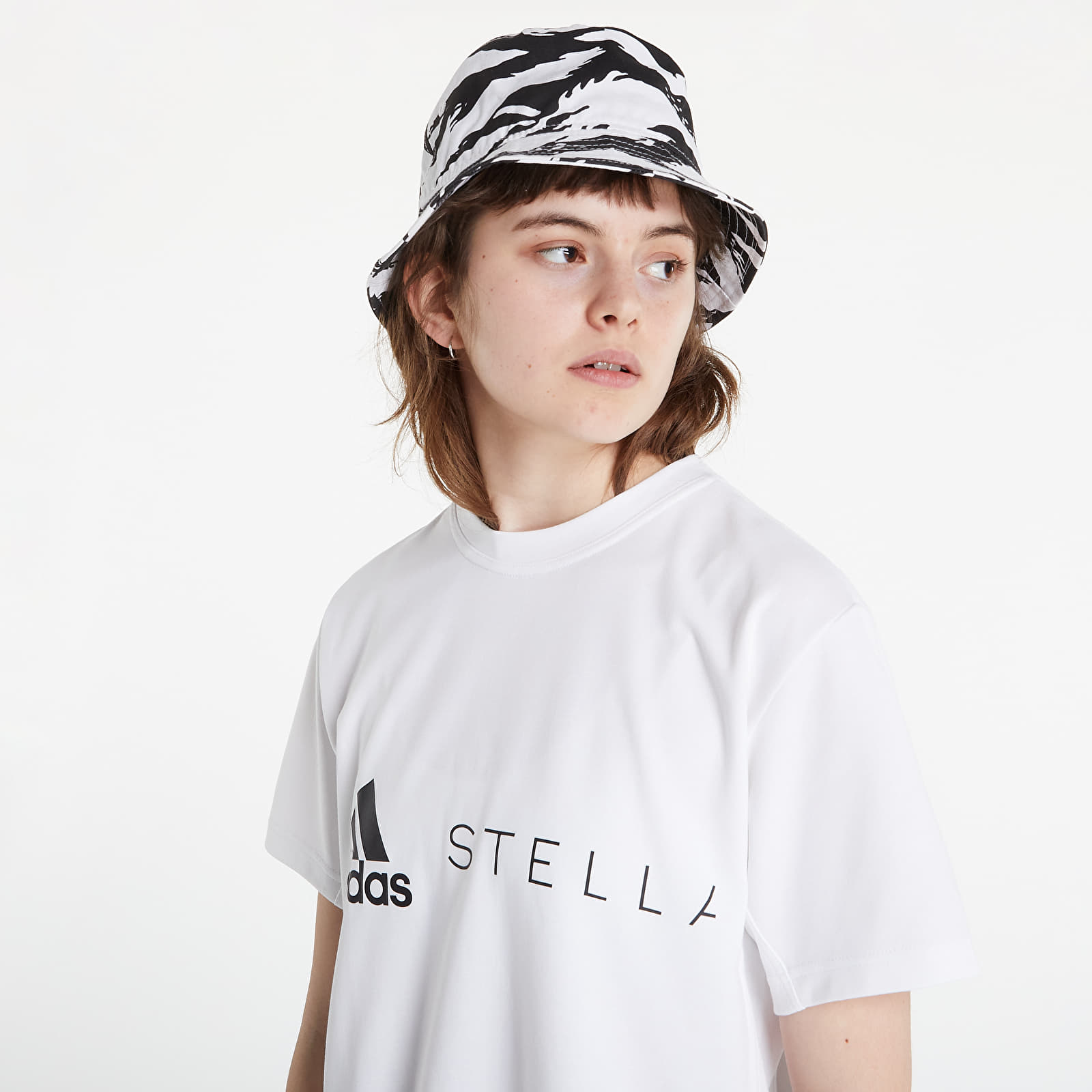 T-shirts adidas x Stella McCartney Logo Tee White | Footshop