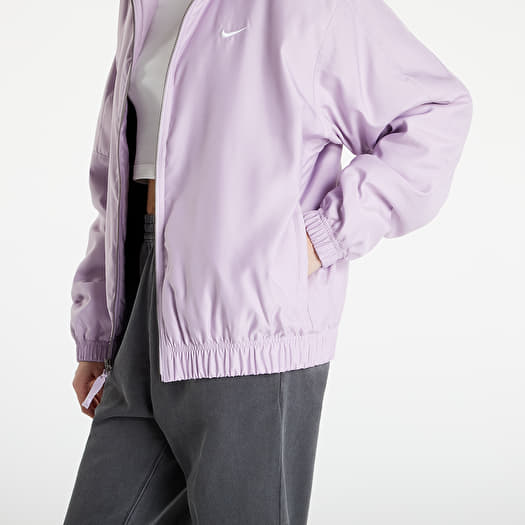 nike satin jacket pink