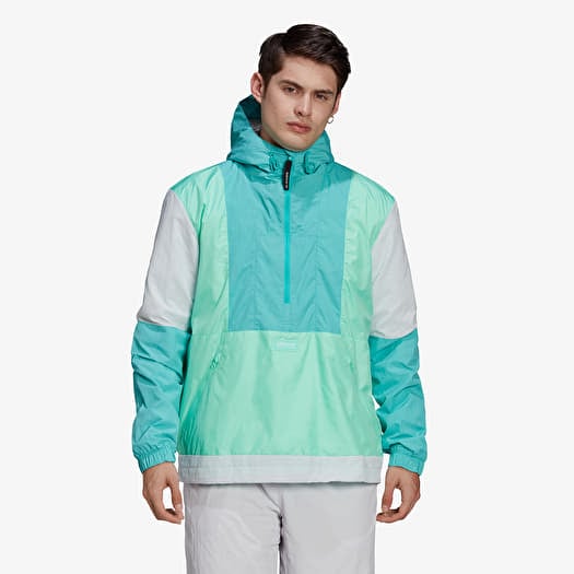 Adidas mint green windbreaker deals