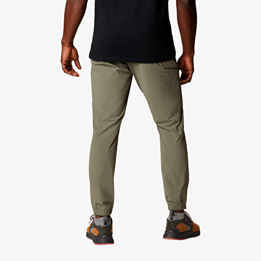 nike logo woven joggers in stone