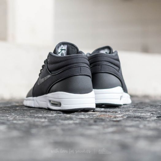 Nike sb herren sneaker stefan janoski max mid - black/black-metallic best sale