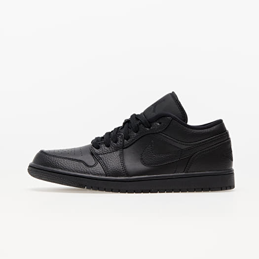 Men s shoes Air Jordan 1 Low Black Black Black Footshop