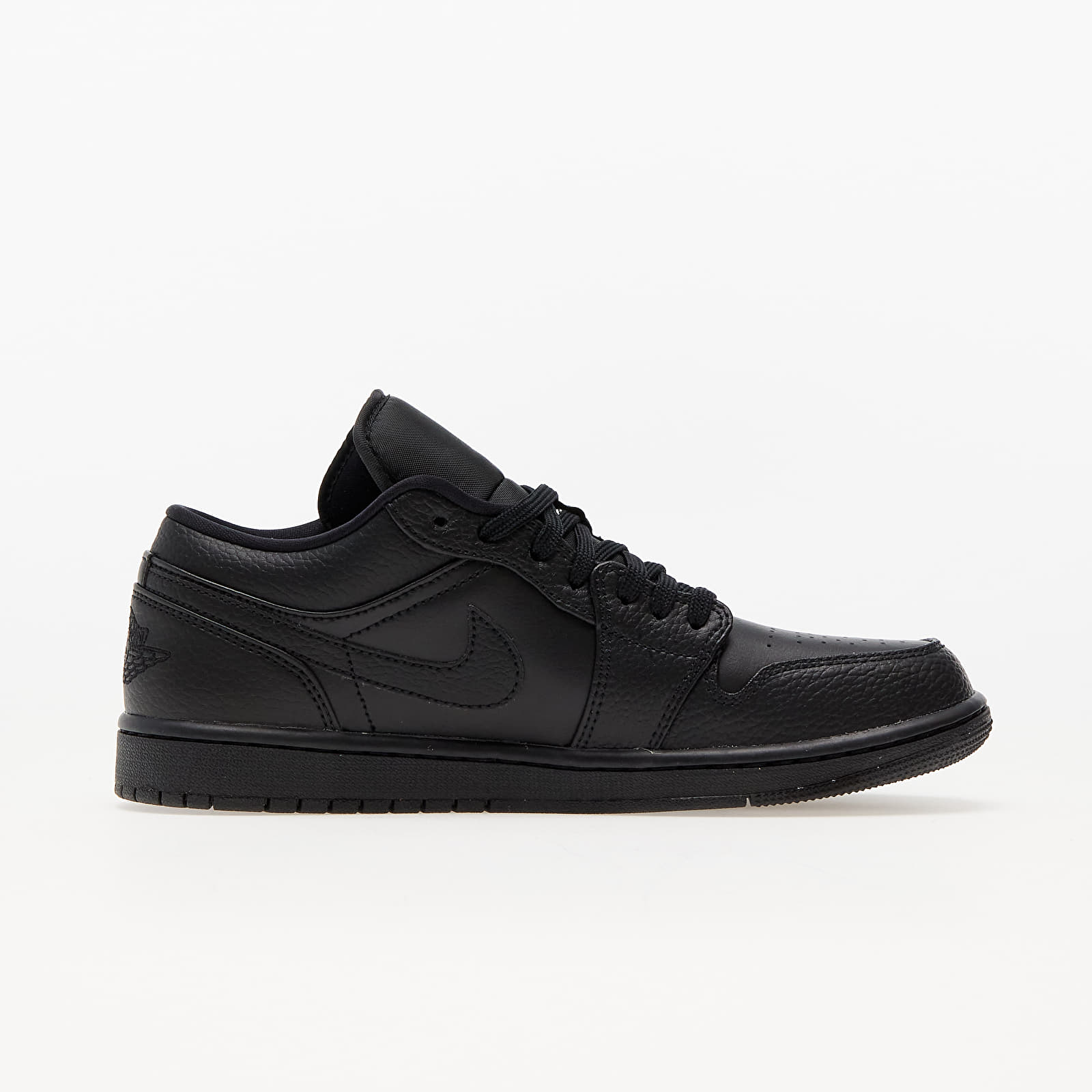 Men s shoes Air Jordan 1 Low Black Black Black Footshop