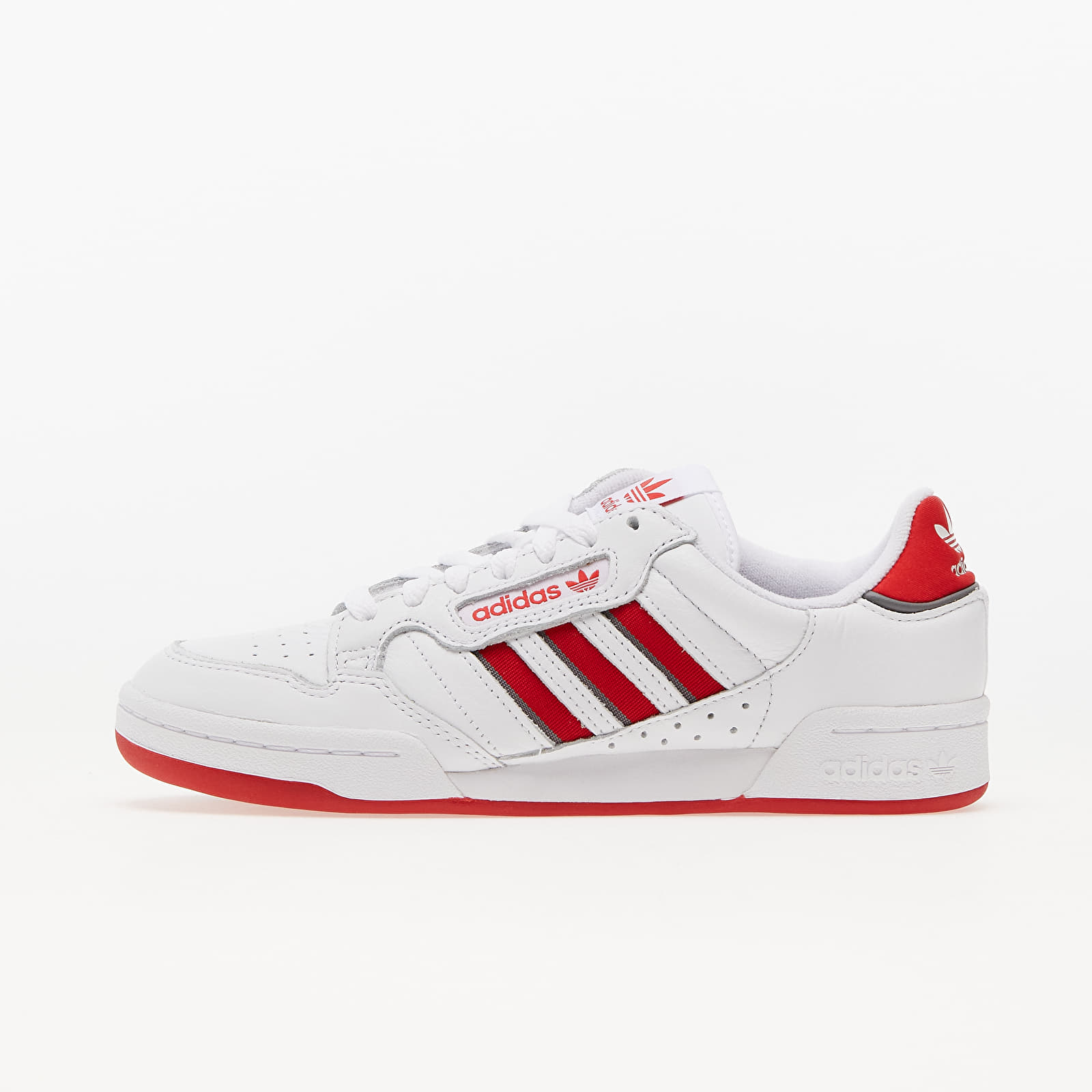 Men s shoes adidas Continental 80 Stripe Ftw White Collegiate Red Grey Three Footshop