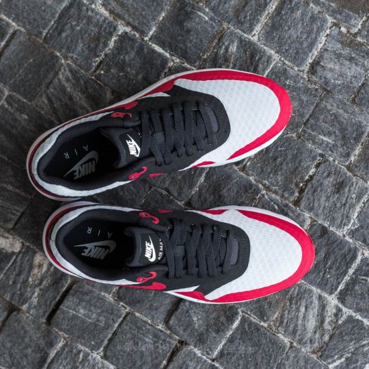 Herren Sneaker und Schuhe Nike Air Max 1 Ultra Essential Pure Platinum Gym Red Black Footshop