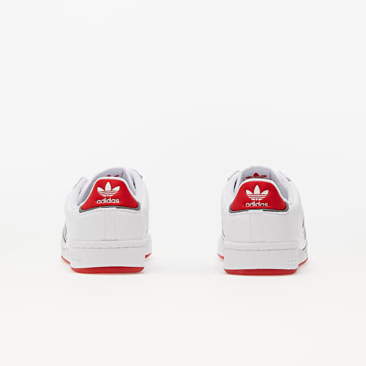 adidas Continental 80 Stripe Ftw White Collegiate Red Grey Three Footshop