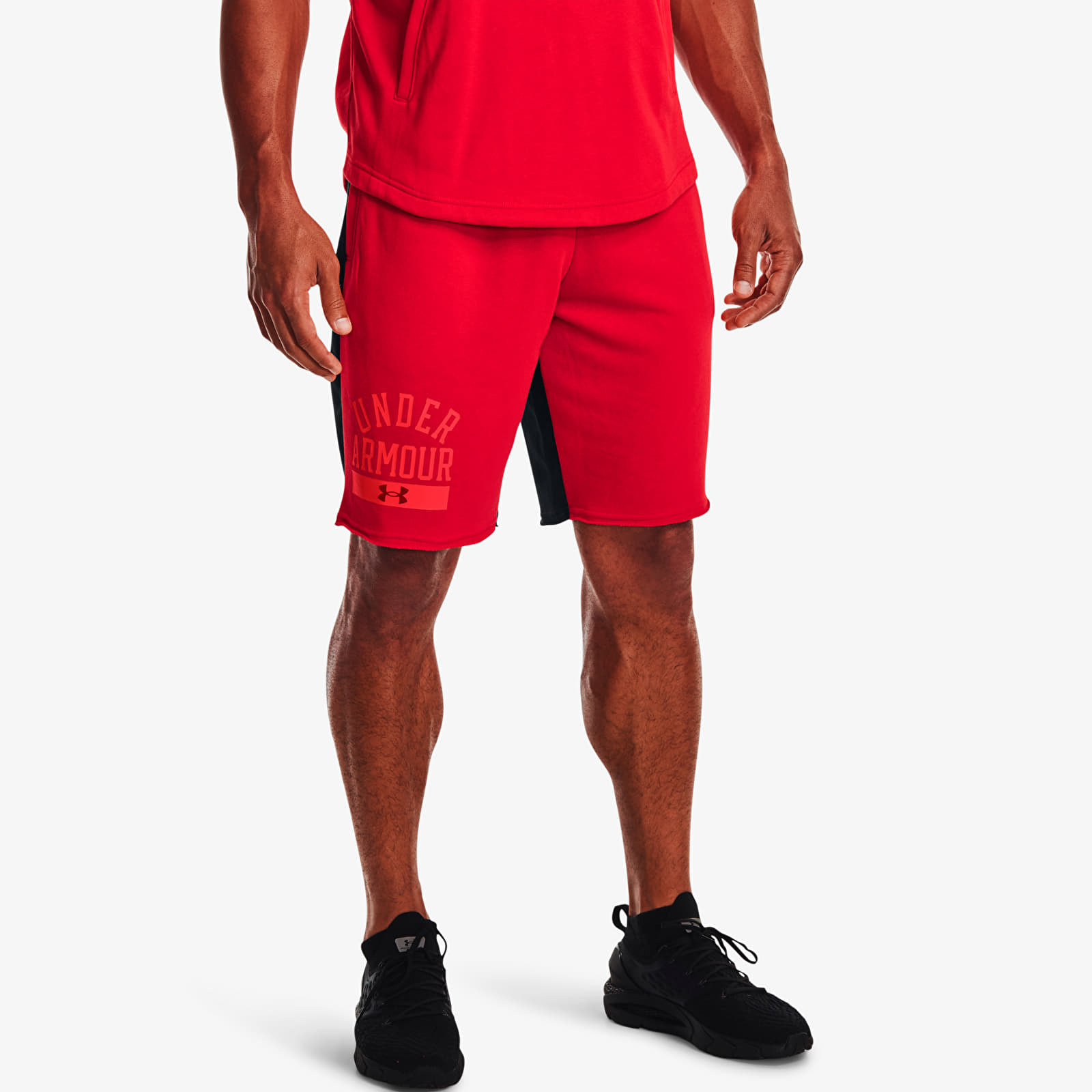 Pantalones cortos Under Armour Rival Terry Cb Short Red/ Beta