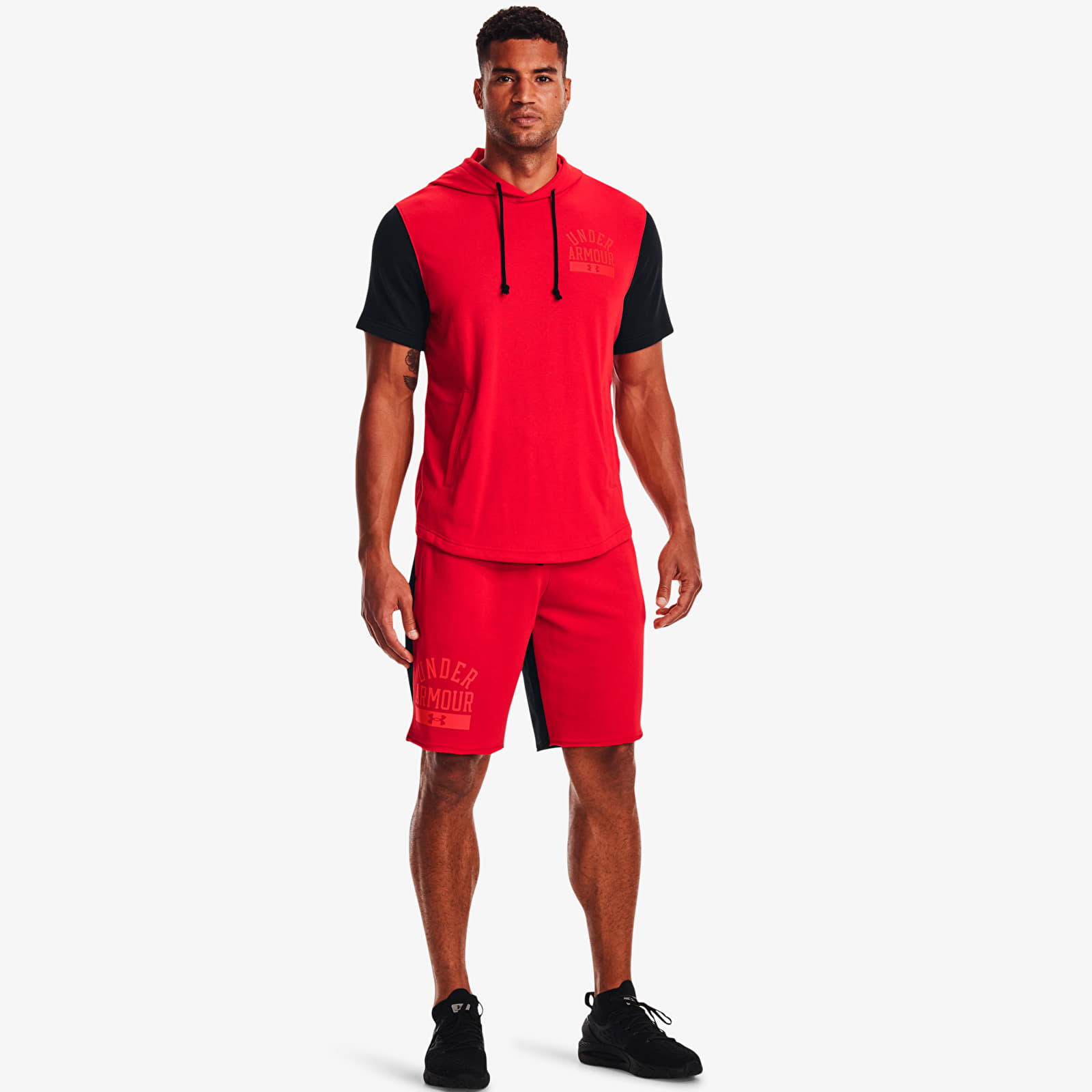 Pantalones cortos Under Armour Rival Terry Cb Short Red/ Beta