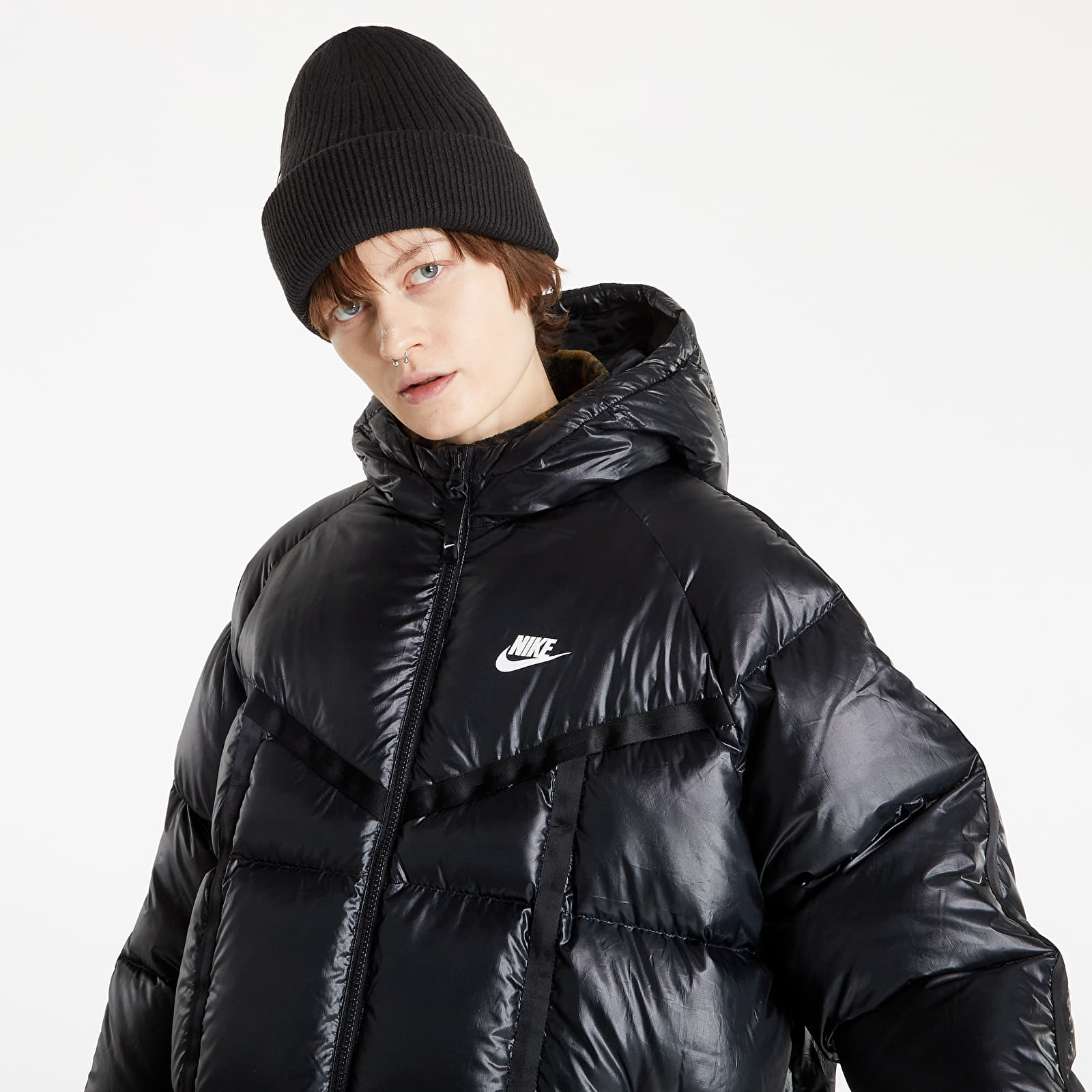 Jacken Nike Sportswear Therma-FIT City Series Women's Hooded Jacket Black