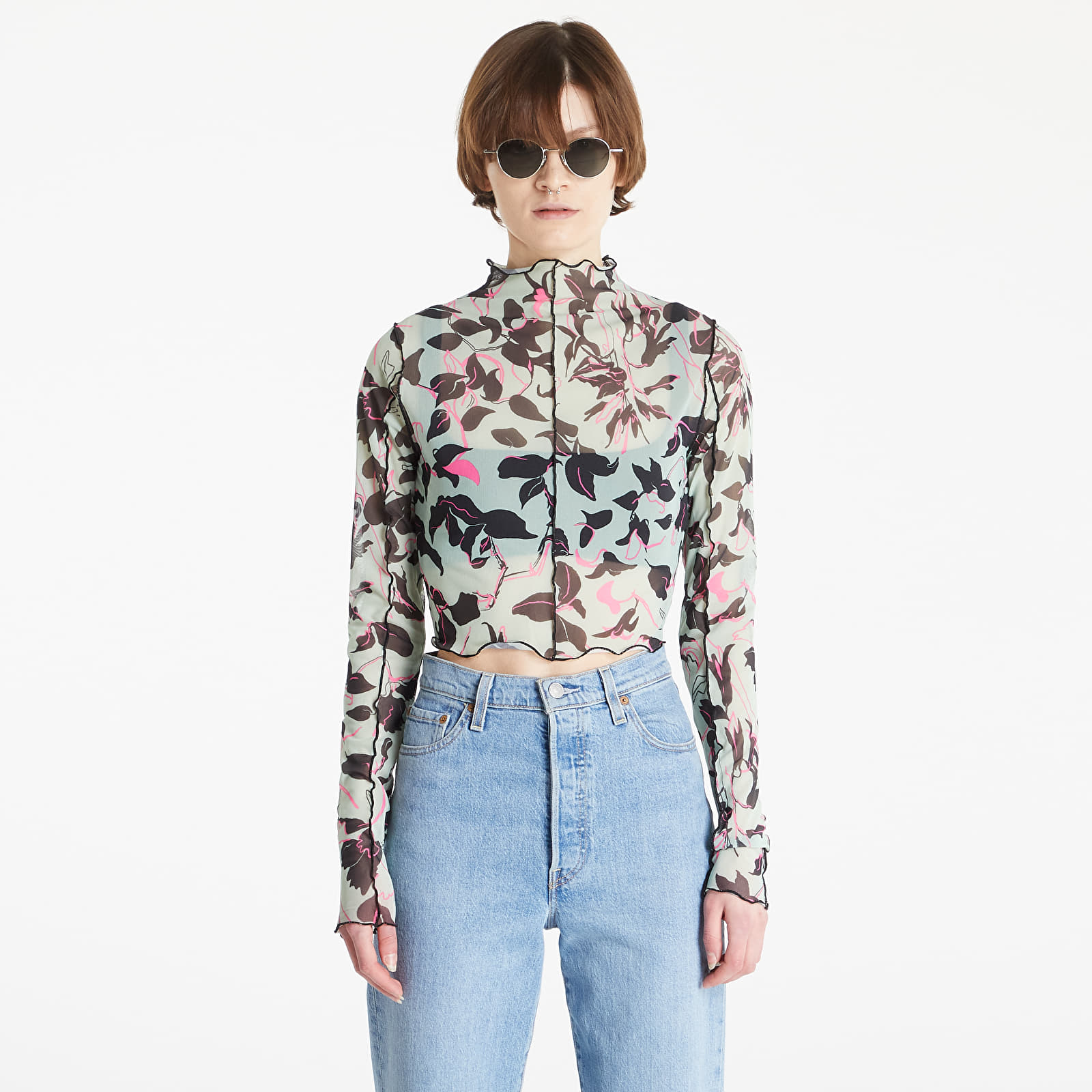 Topy Reebok Classics Beauty Trend Top Light Sage