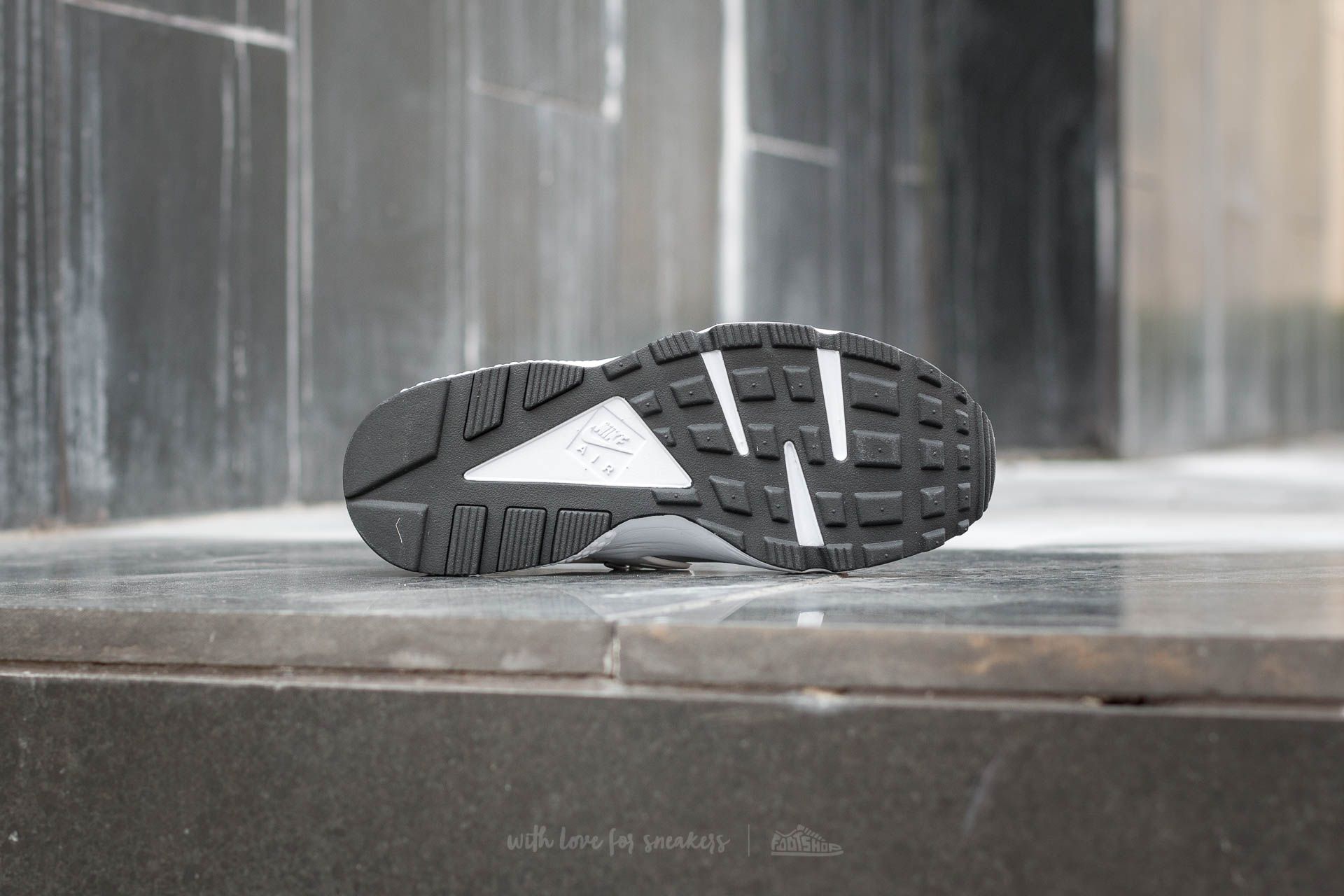 Scarpe uomo Nike Air Huarache Wolf Grey/ White-Aquatone-Purple Dynasty
