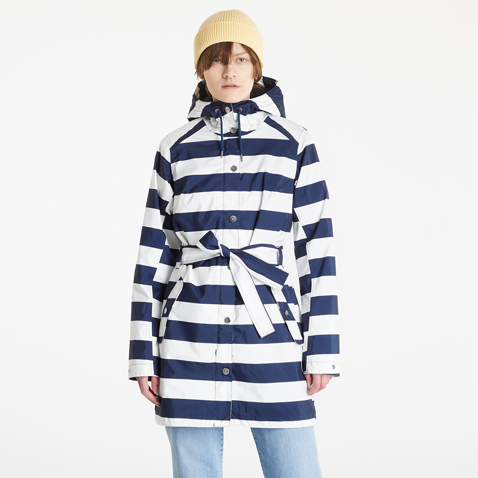 Jackets Helly Hansen W Lyness II Coat Stripe Evening Blue Footshop