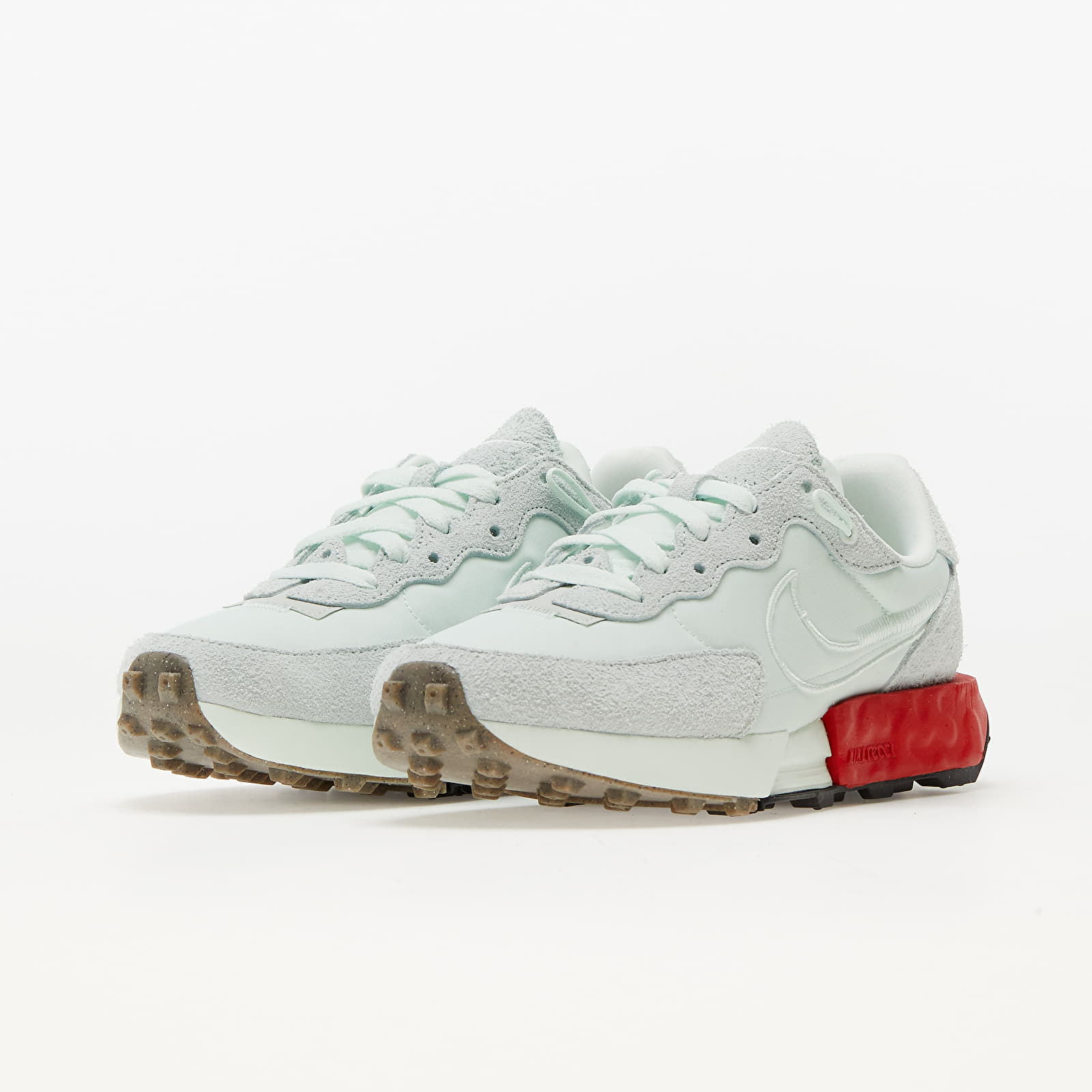 Buty damskie Nike W Fontanka Waffle Barely Green/ Barely Green-University Red
