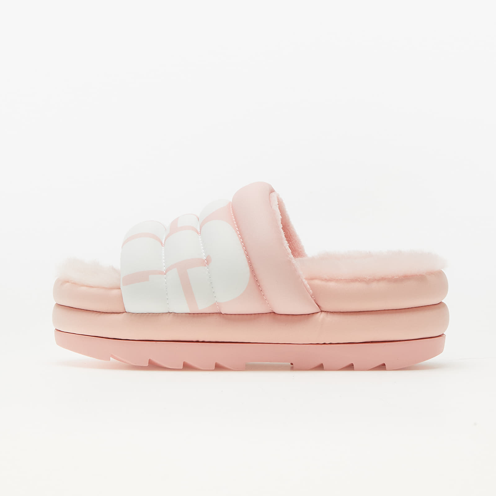 Women's shoes UGG W Maxi Slide Logo Pink Scallop