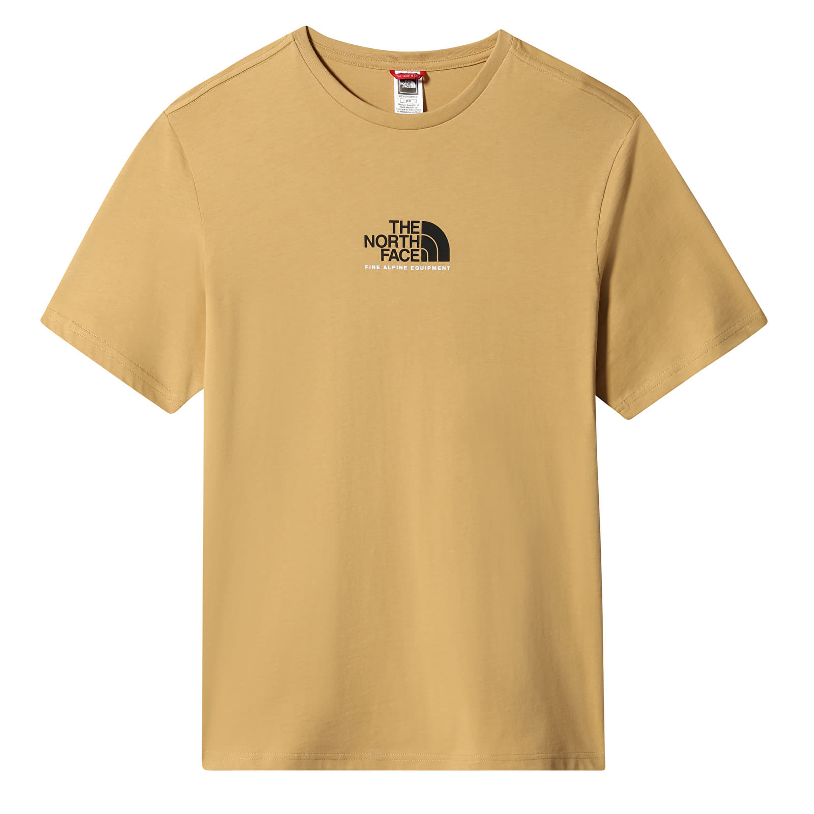 T shirts The North Face M S S Fine Alpine Equipment Tee 3 Antelope Tan Footshop