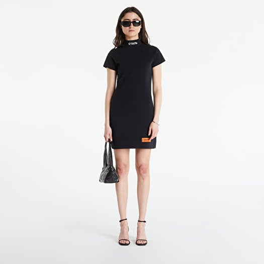 Black and white turtleneck dress shop